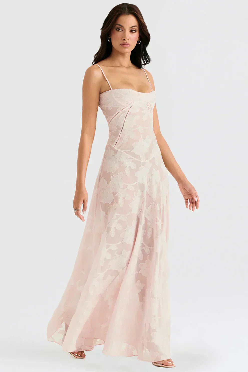 Maxikleid mit Blumenmuster