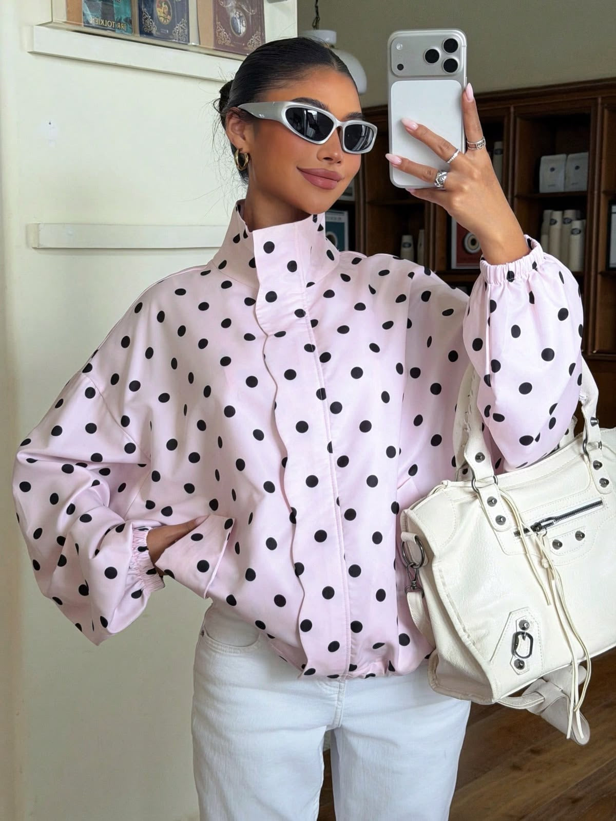 Polka dot Jacke