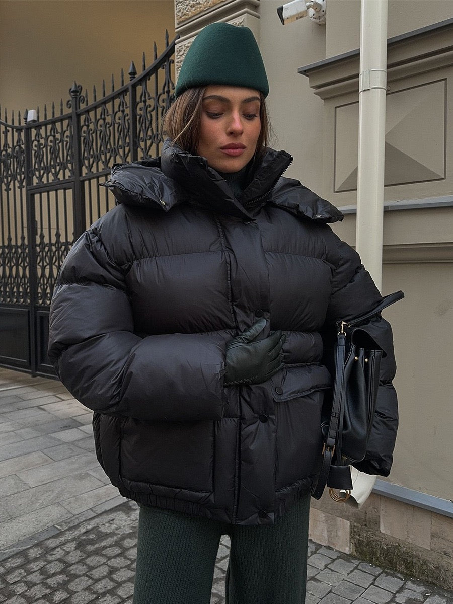 Lumielle Puffer mit Kapuze