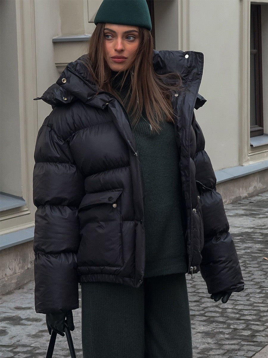 Lumielle Puffer mit Kapuze