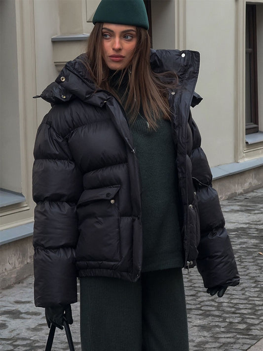 Lumielle Puffer mit Kapuze
